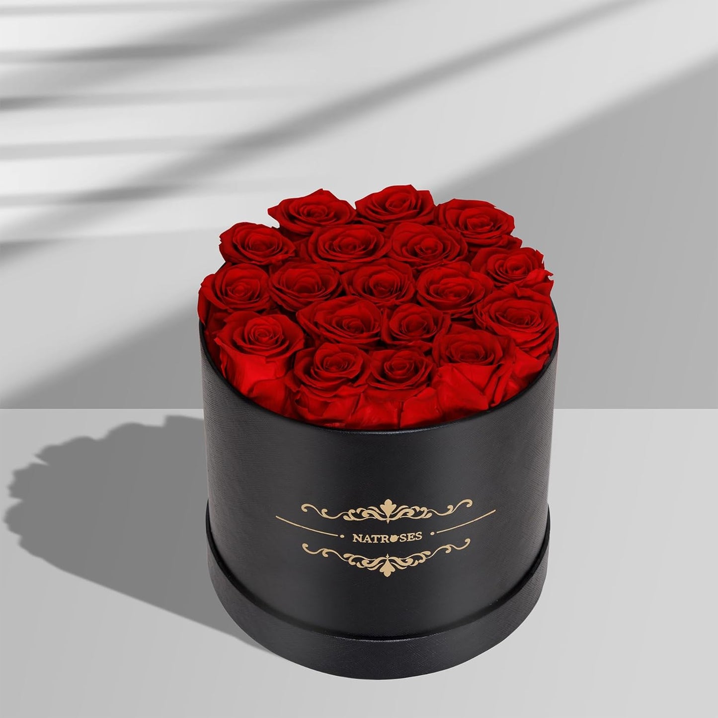 Handmade Preserved Roses in a Box, Long Lasting Black Roses, Preserved Flowers for Her